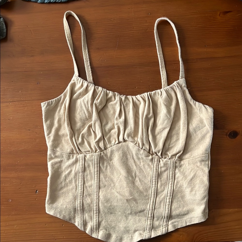 Elegant Cream Women's Top
